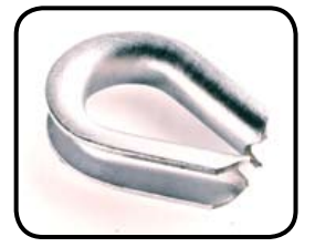 1/8 WIRE ROPE THIMBLE